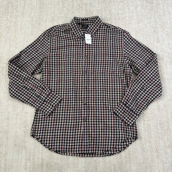 NWT J. Crew Factory Brushed Twill Classic Fit Button Down Shirt L - Picture 1 of 8